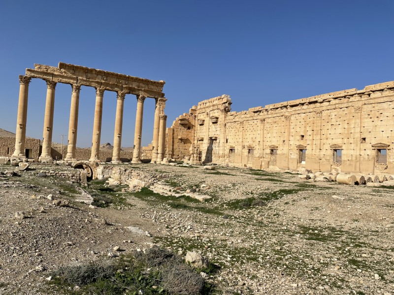 Historische Ausgrabungsstätte Palmyra in Syrien